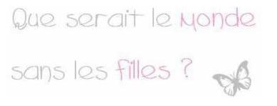 sans les filles?